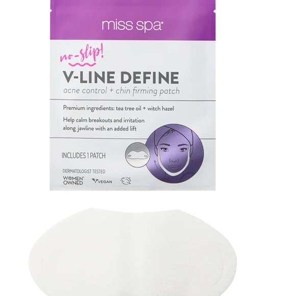 MISS SPA NO-SLIP V-LINE DEFINE Acne Control and Chin Firming Patches 4 Packs - Picture 4 of 4